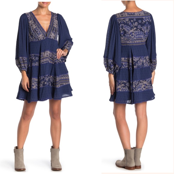 Free People Dresses & Skirts - Free People My Love Long Sleeve Mini dress